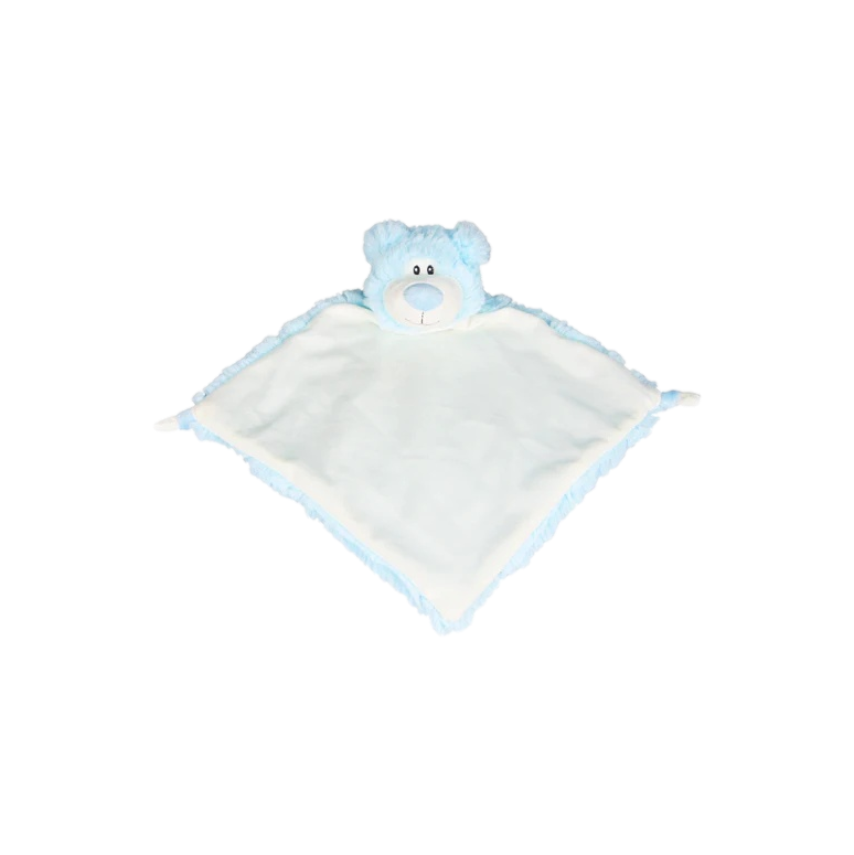 Comfy Cubby Blue Bear Custom Embroidered