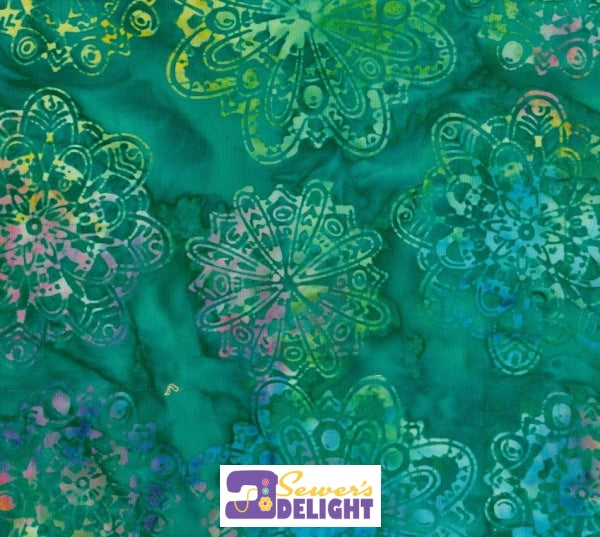 Batik Bright Mandala - 1243 Fabric