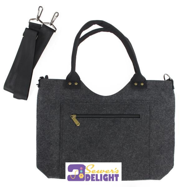 Birch Felt Tote- Charcoal Cabinets & Bags
