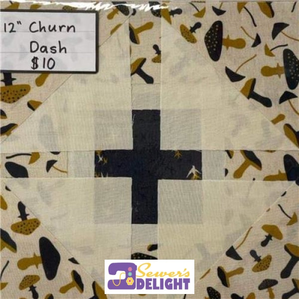 Churn Dash Pre-Cut Blocks 1 Precut Fabric