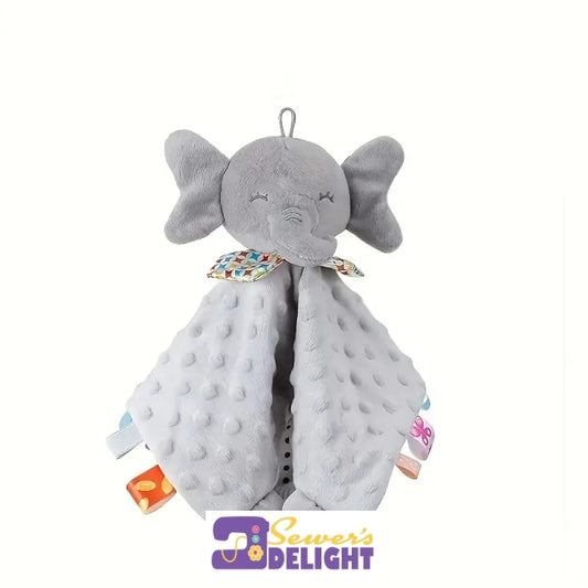 Elephant Blanket With Tags Teether The Mad Hooper