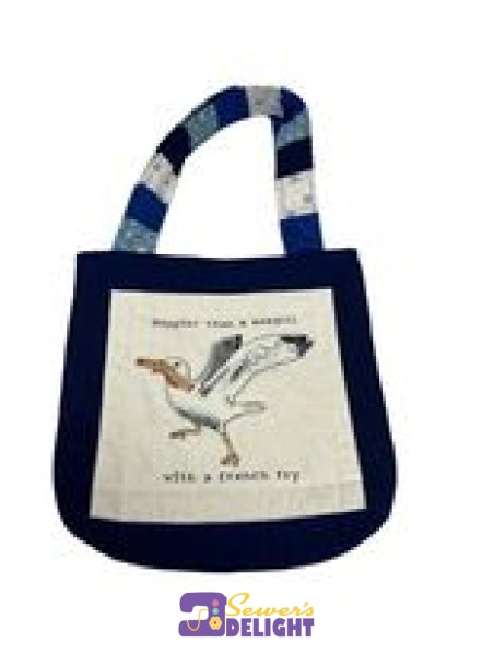 Embroidered Bag Bird Sewing-Tools