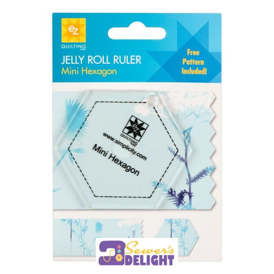 Ez Mini Hexagonjelly Roll Ruler Mats & Rulers