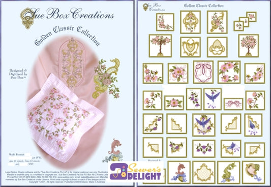 Golden Classic Collection Embroidery Designs