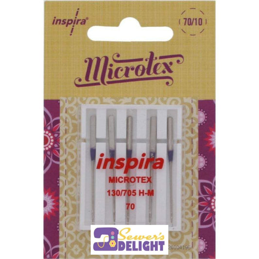 Inspira Needles Microtex 70 Pins &