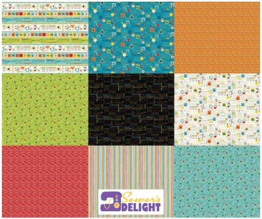 Itsy Bitsy Project Panel Little Genius Fabric