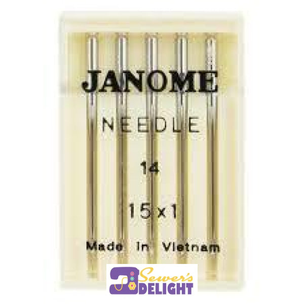 Janome Needles Universal 12 Sharps Machine