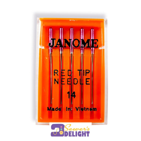 Janome Red Tip Needle ( Size 14 ) Pins & Needles