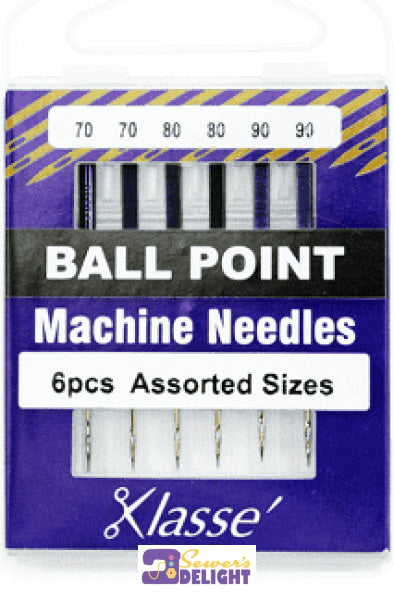 Klasse Ballpoint Needles -70/80/90 Pins &