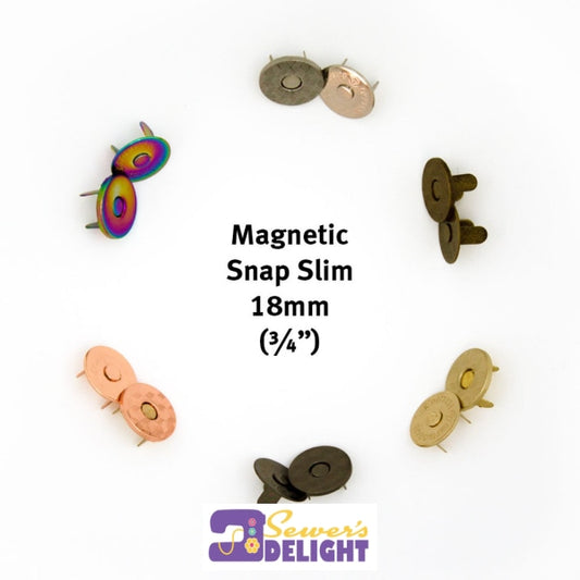 Magnetic Snap Slim 18Mm -3/4 1Pkt Bag Supplies