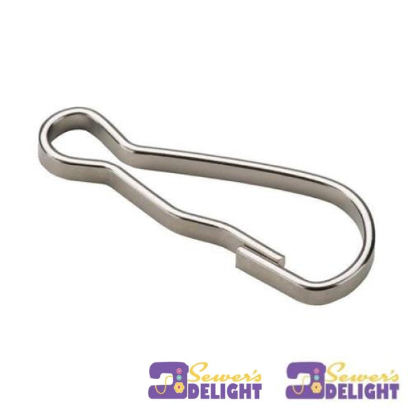 Metal Bag Clip Silver Snap Hook 30Mm Make Your Own