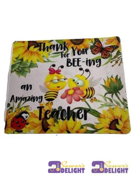 Mousepad: Thankyou Teacher Angies Stitched Gifts
