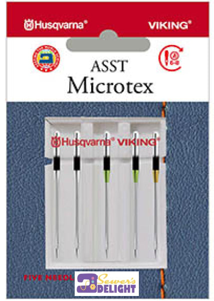 Needles Microtex Asst 5 - Pack Sewing-Tools