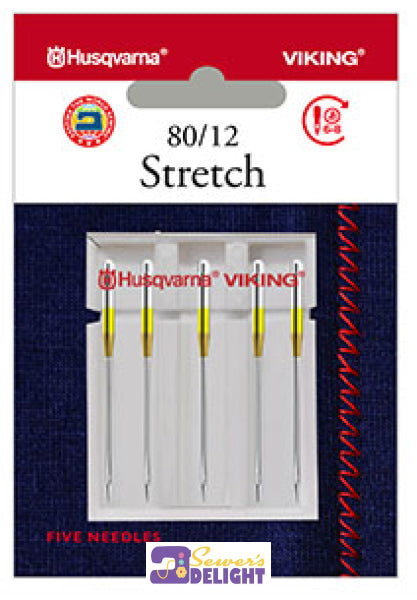 Needles Stretch 80 5 - Pack Sewing-Tools