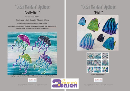 Ocean Jellyfish/Fish Pattern