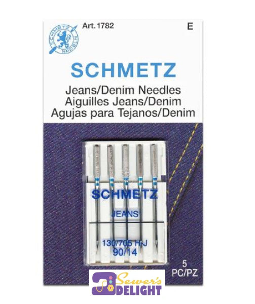 Schmetz Jeans Needles 90/14 Sewing-Tools