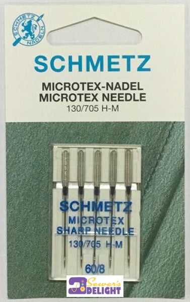 Schmetz Microtex - Sharp 60/80 Machine Needles