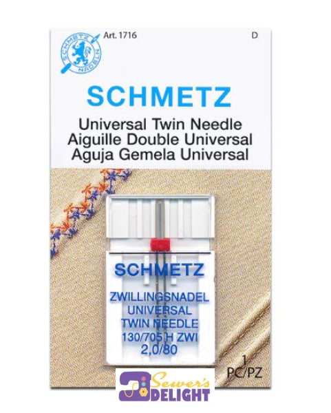 Schmetz Twin Needle 2Mm 80-12 Sewing-Tools
