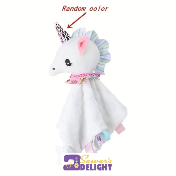 Unicorn Blanket With Tags Teether White The Mad Hooper